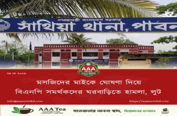 মসজিদের মাইকে ঘোষণা দিয়ে বিএনপি সমর্থকদের ঘরবাড়িতে হামলা, লুট