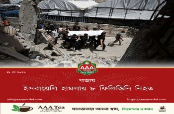 গাজায় ইসরায়েলি হামলায় ৮ ফিলিস্তিনি নিহত