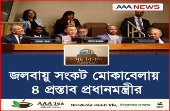 জলবায়ু সংকট মোকাবেলায় ৪ প্রস্তাব প্রধানমন্ত্রীর